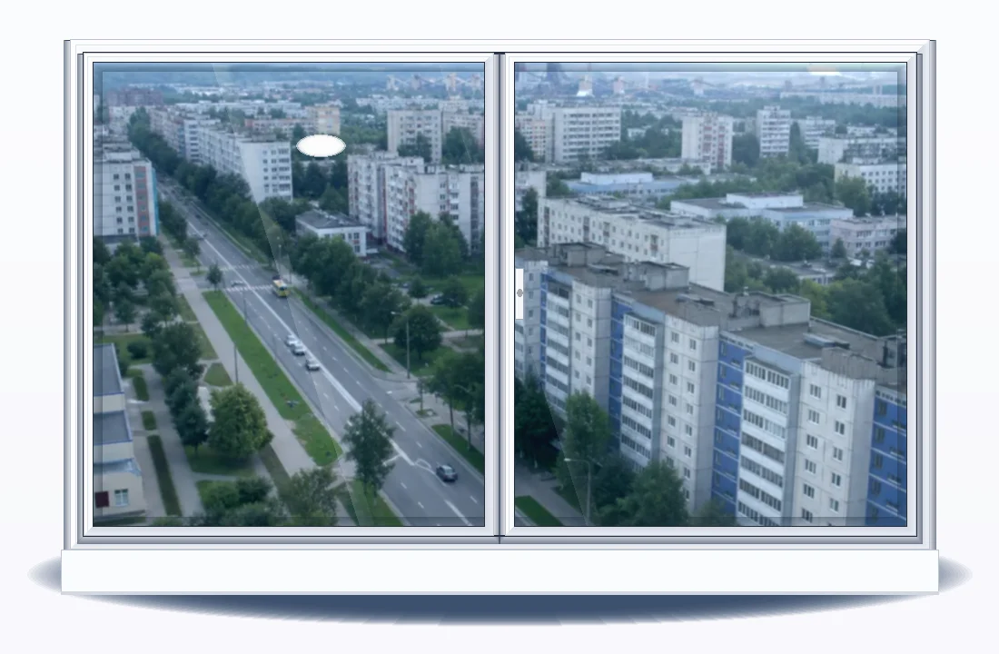 Вид из окна в Солигорске — Пластиковые окна ПВХ