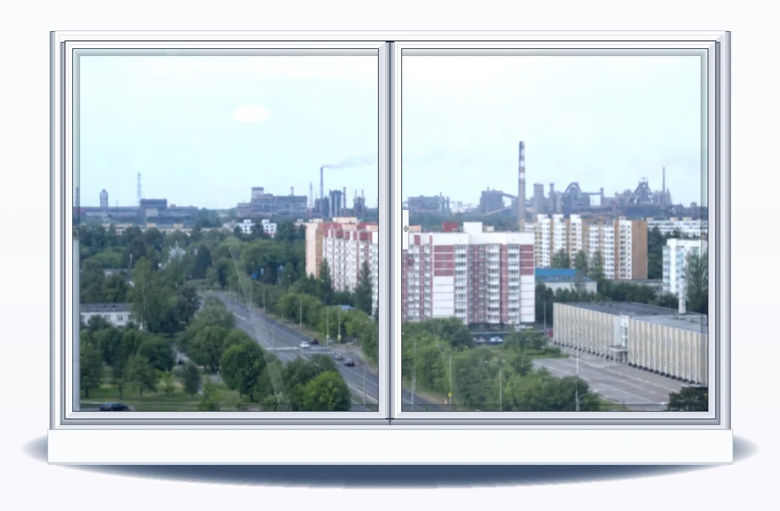 Вид из окна в Жлобине — Пластиковые окна ПВХ