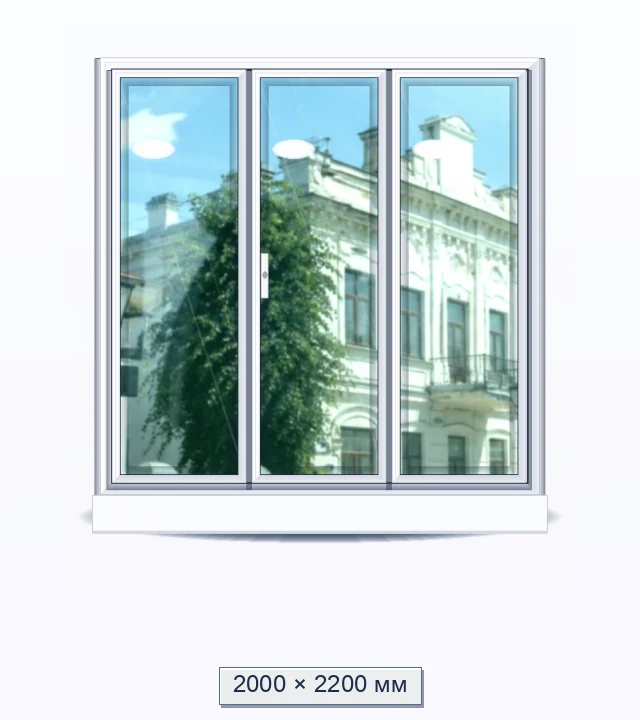 Межкомнатная перегородка ЭО-195 — 2000×2200 мм, профиль Brusbox