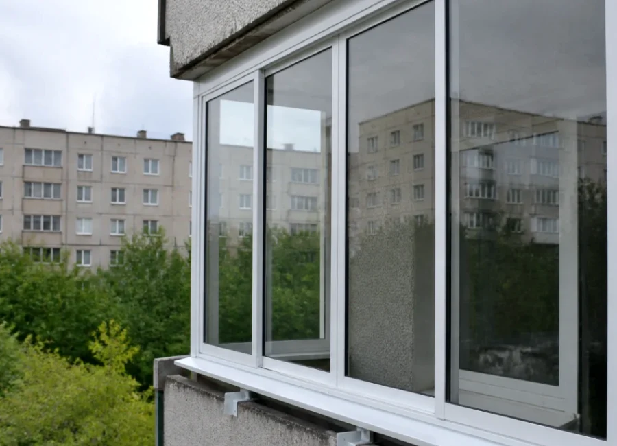 Монтаж пластиковых окон — пример работ